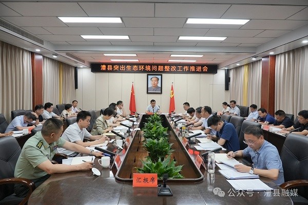 王启武主持召开突出生态环境问题整改工作推进会