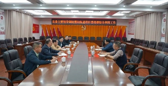 王启武调研澧阳街道秸秆禁烧暨综合利用工作