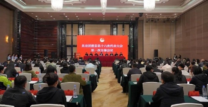 共青团澧县第十六次代表大会第一次全体会议召开