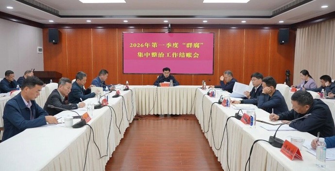 澧县召开2026年第一季度“群腐”集中整治工作结账会