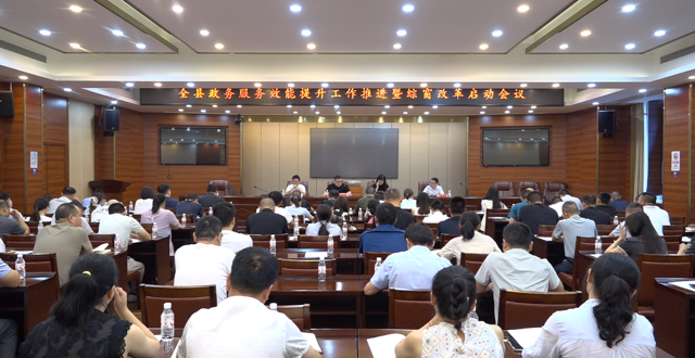 澧县部署政务服务质效提升及综窗改革工作