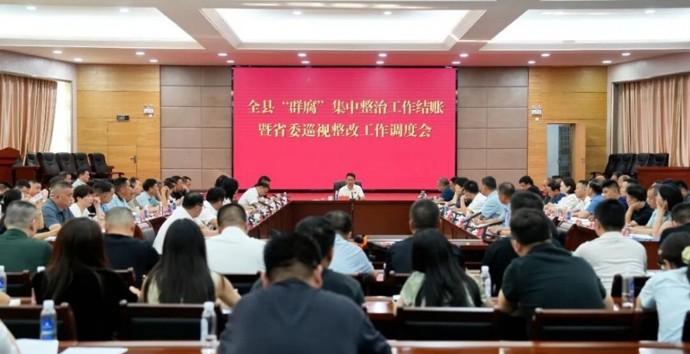 澧县召开“群腐”集中整治工作结账暨省委巡视整改工作调度会