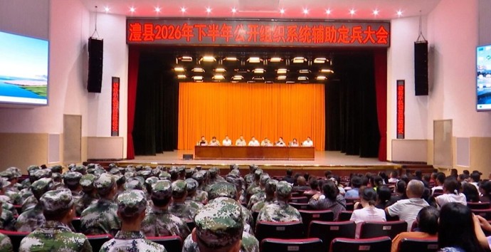 澧县下半年公开组织系统辅助定兵大会召开